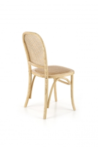 K502 Židle přírodní Židle fából z rattanem k502 - přírodní