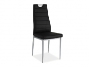 Židle H260 Černý/Chromovaný  židle h260 Černý/Chromovaný