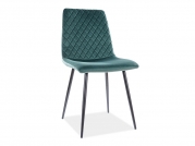 Židle IRYS VELVET Černá konstrukce/Zelený BLUVEL 78 židle irys velvet Černá konstrukce/Zelený bluvel 78