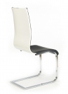 K104 szék - fekete / fehér Židle k104 - Fekete / bílý