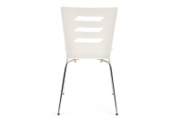 Scaun K155 cu picioare metalice - alb scaune K155 z metalowymi nogami - bialy