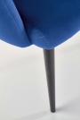 K410 Židle tmavě modrá velvet Židle k410 - granátový velvet