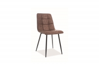 Židle LOOK Černá Konstrukce/hnědá eko-kůže  Židle LOOK Černá Konstrukce/hnědá eko-kůže 