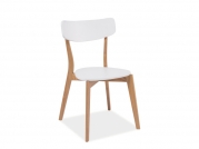 Židle MOSSO DUB/bílý  židle mosso dub/bílý