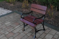 židle ogrodowe Krolewskie z podlokietnikami - višeň židle ogrodowe Krolewskie z podlokietnikami - višeň