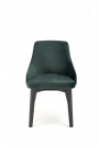 Židle čalouněné Endo - Černý / tmavý Zelený židle čalouněné endo - Černý / tmavý Zelený