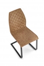 Židle čalouněná K265 - Černý / Hnědý / Dub medový židle čalouněné k265 - Černý / Hnědý / Dub medový