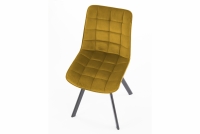 Čalouněná židle K332 - hořčicová židle čalouněné K332 - hořčice