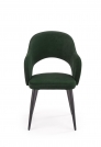 K364 kárpitozott szék - sötétzöld Židle čalouněné k364 - tmavý Zelený