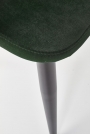 Scaun tapițat K364 - verde închis Židle čalouněné k364 - tmavý Zelený