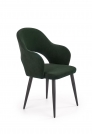 Scaun tapițat K364 - verde închis krzesło tapicerowane k364 - ciemny zielony