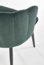 Židle čalouněná K386 - tmavě zelená Židle čalouněné k386 - tmavý Zelený