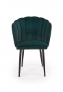 Židle čalouněná K386 - tmavě zelená Židle čalouněné k386 - tmavý Zelený