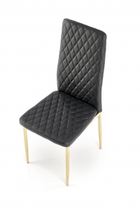 Scaun tapițat K501 - negru Židle čalouněné k501 - Černý / Žlutý