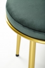 K517 Židle tmavý Zelený / Žlutý židle čalouněné k517 - tmavý Zelený / Podstavec