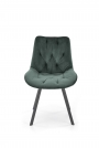 K519 Židle tmavý Zelený židle čalouněné k519 - tmavý Zelený