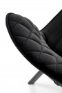 Scaun tapițat K520 - Picioare - negre, șezut - negru  Židle čalouněné k520 - Černý