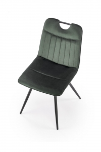 K521 Židle tmavý Zelený židle čalouněné k521 - tmavý Zelený