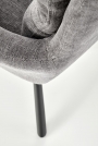 Scaun tapițat K495 - gri Židle čalouněné obrotowe k495 - Popelový