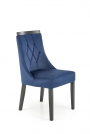 Židle čalouněné Royal - Černý / Námořnická modrá židle čalouněné royal - Černý / Námořnická modrá