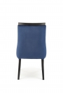 Scaun tapițat ROYAL - Negru / tap: MONOLITH 77 (albastru) Židle čalouněné royal - Černý / Námořnická modrá