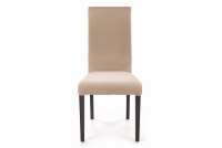 židle čalouněné Umina z drewnianymi nogami - Solo 652 / Béžová / černé Nohy 
