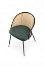 K508 Židle tmavý Zelený Židle s čalouněným sedákem k508 - tmavá Zeleň