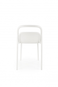 K490 Židle plastik Bílý (1p=4szt) židle z umělé hmoty k490 - Bílý