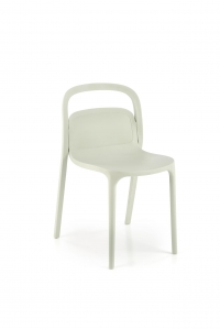 K490 Židle plastik Zelený(1p=4szt) Židle z tworzywa sztucznego k490 - Zelený