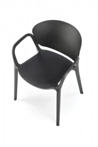 Scaune din plastic K491 Negru (1p=4buc) Židle z tworzywa sztucznego k491 - Černý