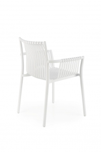 K492 Židle Bílý (1p=4szt) židle z umělé hmoty k492 - Bílý