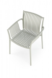 K492 Židle Popelový (1p=4szt) Židle z tworzywa sztucznego k492 - Popelový