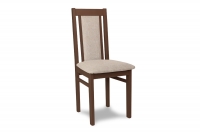 dřevěna židle čalouněné Milano - Béžová Gemma 04 / Ořech židle v barvě Ořech