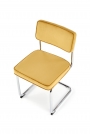 K510 Stolička horčicová krzeszlo kovové k510 - horčicová