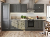 Kuchyně Bella Graphite 330cm - Komplet nábytku kuchyňského