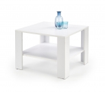 KWADRO négyzet alakú dohányzóasztal - fehér kwadro Čtverec Konferenční stolek Barva Bílý