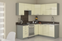 Karmen 80 D 2F BB - dolná dvojdverová skrinka Komplet kuchyňského nábytku Laon - vizualizácia 4