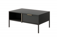 asztal kawowy Interi fiókkal és egy fülke 100 cm - antracyt  asztal kawowy Interi z szuflada i wneka 100 cm - antracyt 