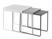 Konferenční stolek VICKY bílý/šedý (Komplet) Konferenční stolek vicky bílý/šedý (Komplet)