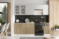 Livia W80 SU hliníku - Skříňka závěsná s odkapávačem na nádobí moderní Nábytek do kuchyně 