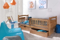Jednolôžková detská posteľ Amely 80x180 Certifikát Drevená posteľ