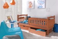 Jednolôžková detská posteľ Amely 80x180 Certifikát Posteľ o klasickej konštrukcii