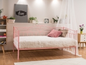 Klasická postel do teenagery Birma 90x200 - Růžová Postel birma 90x200 růžová