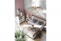 postel mlodziezowe Blanco 34 - 140x200 - Borovice sNezna / new grey postel do každé ložnice