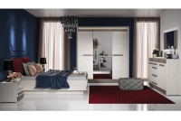 postel mlodziezowe Blanco 34 - 140x200 - Borovice sNezna / new grey objemný vnitřní prostor postele