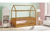 Detská posteľ domček Nemos II Certifikát drewniane Posteľ v tvare domčeka 