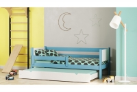 Dětská postel Denis přízemní výsuvná postel Modré