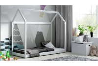 Detská posteľ Domek Miko 180 x 80 - Biely - výpredaj Posteľ v tvare domčeka