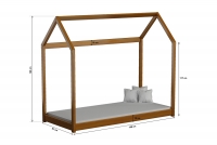 Detská posteľ Domek Miko 190 x 80 - Mätová - výpredaj 
