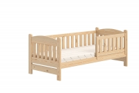 Dřevěná dětská postel Alvins DP 002 80x180 - borovice Postel dzieciece drewniane Alvins se zásuvkami - 80x180 / borovice